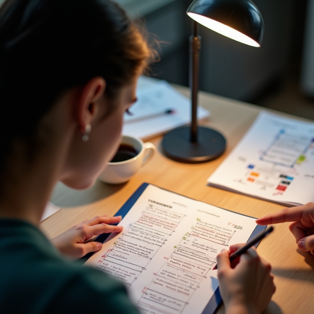 Team member documenting business processes in a structured working session